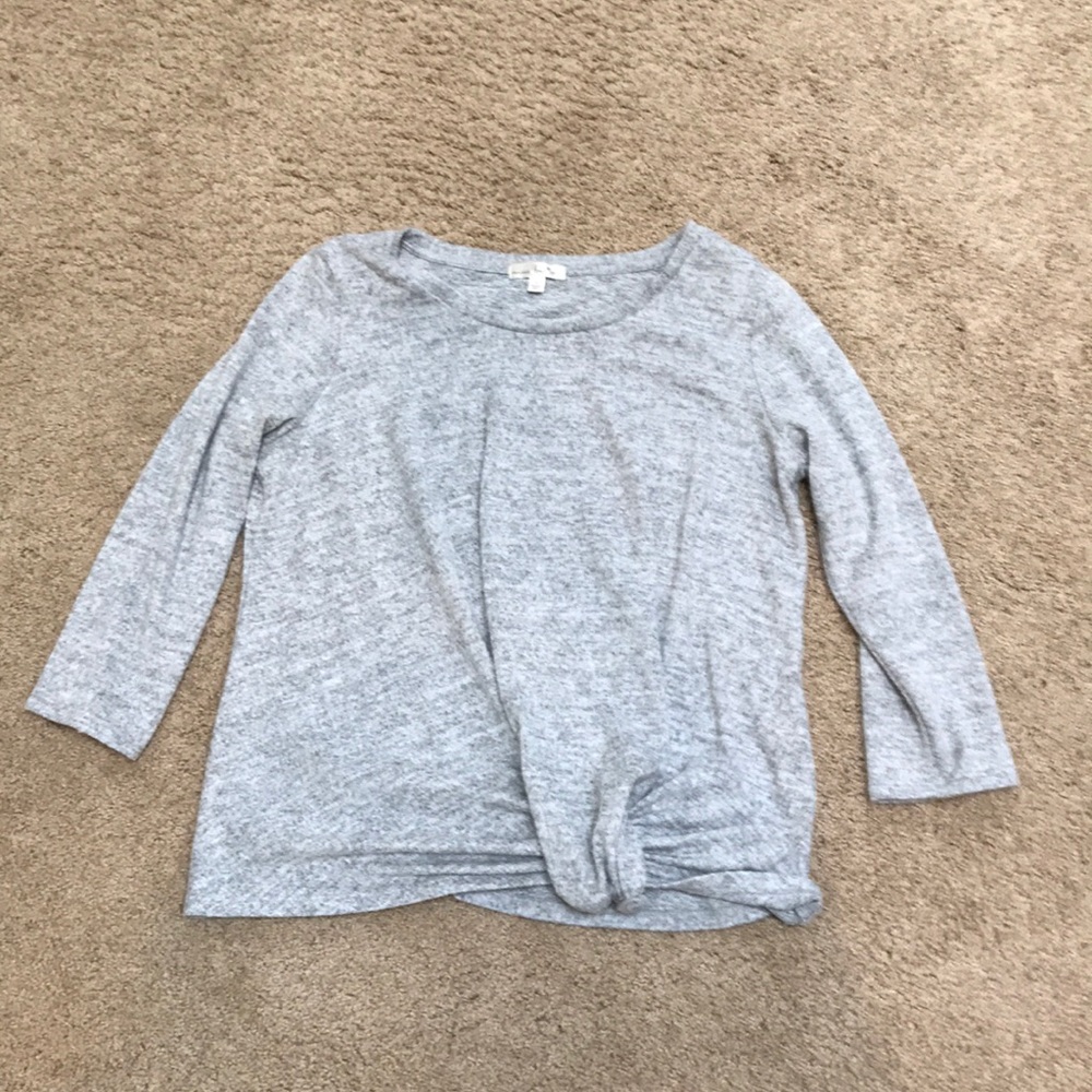 Gray sweater